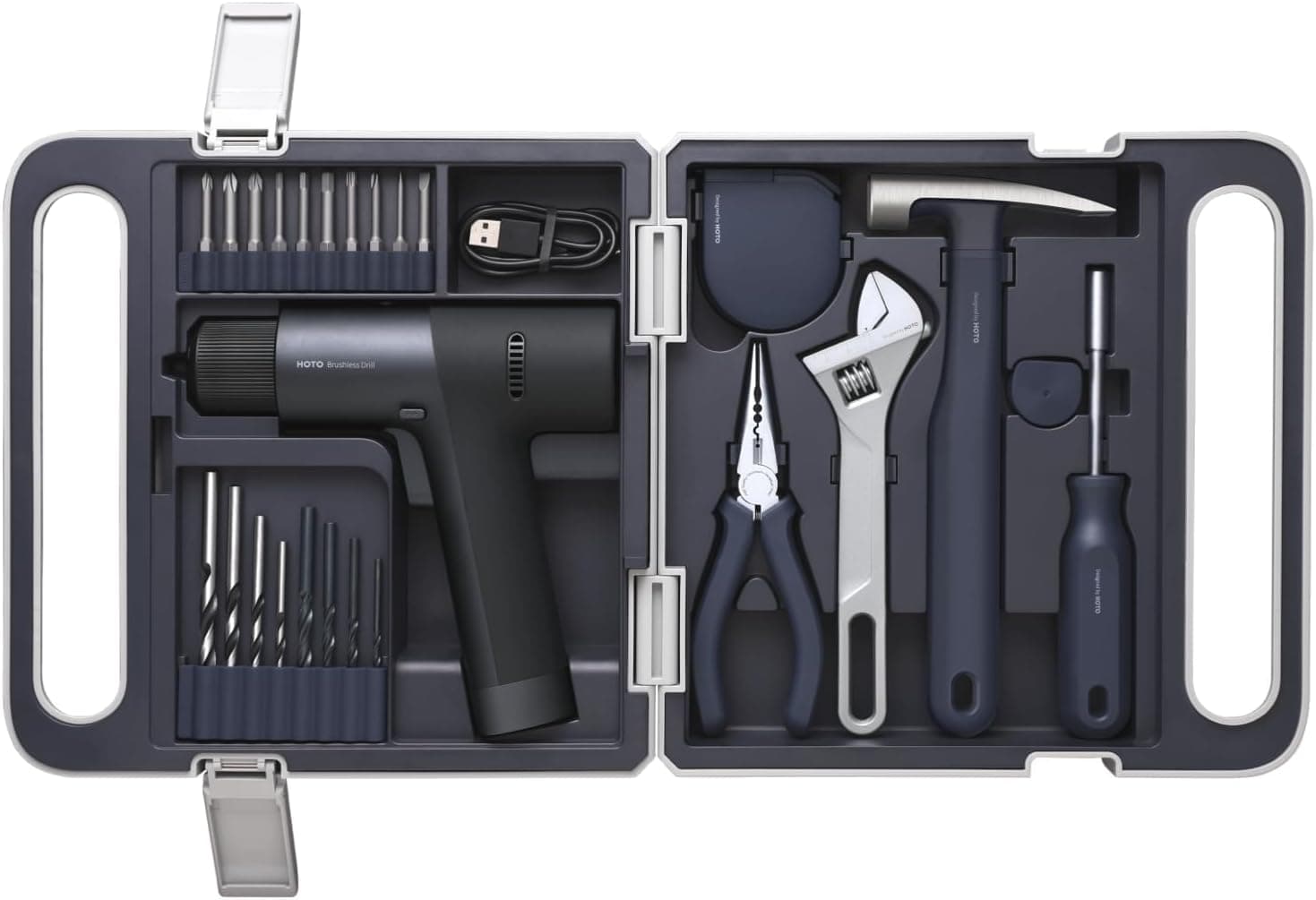 HOTO 12V Brushless Drill Tool Set