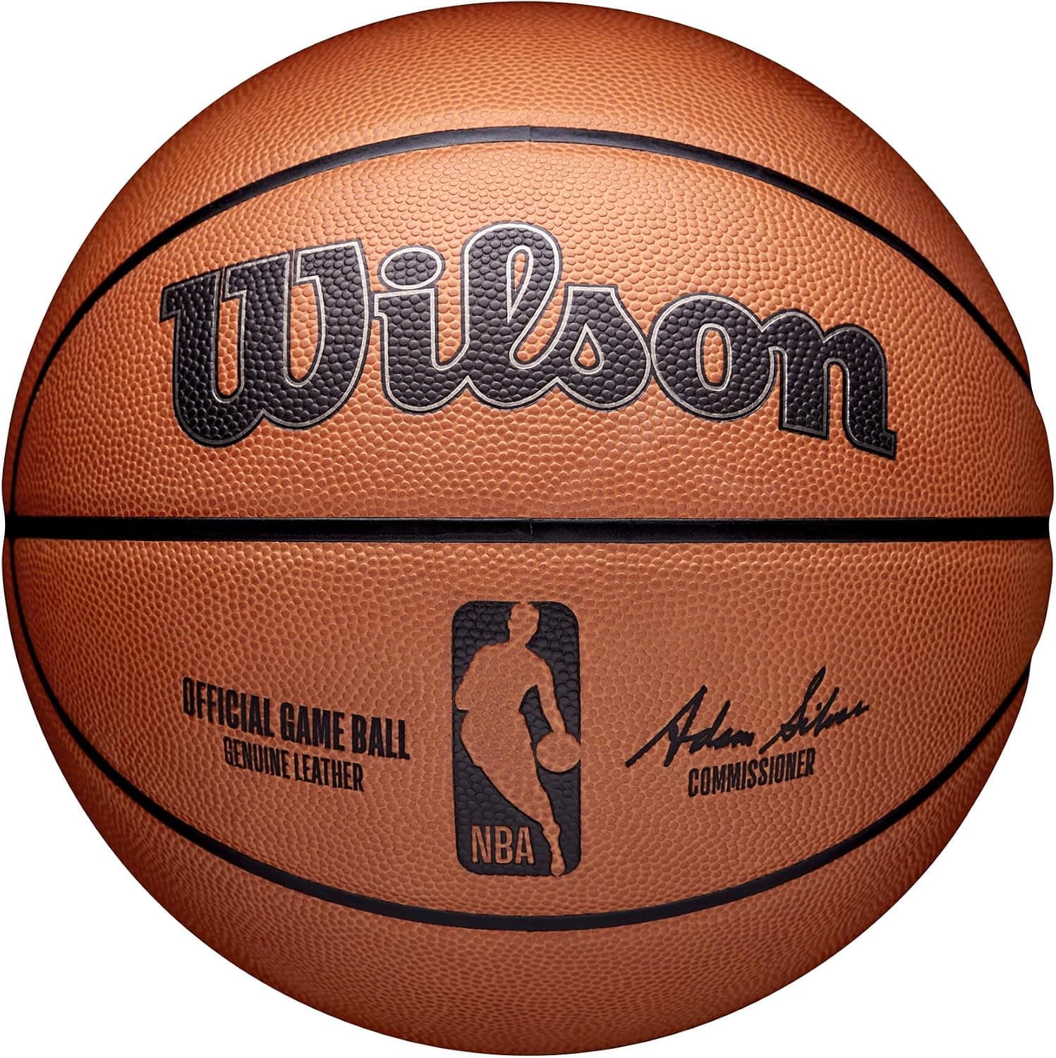 WILSON NBA Official Game Basketball, Size 7, 29.5"