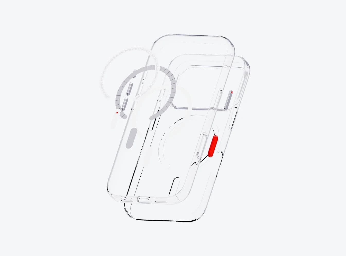 Getri FLAT iPhone 17 Clear Case