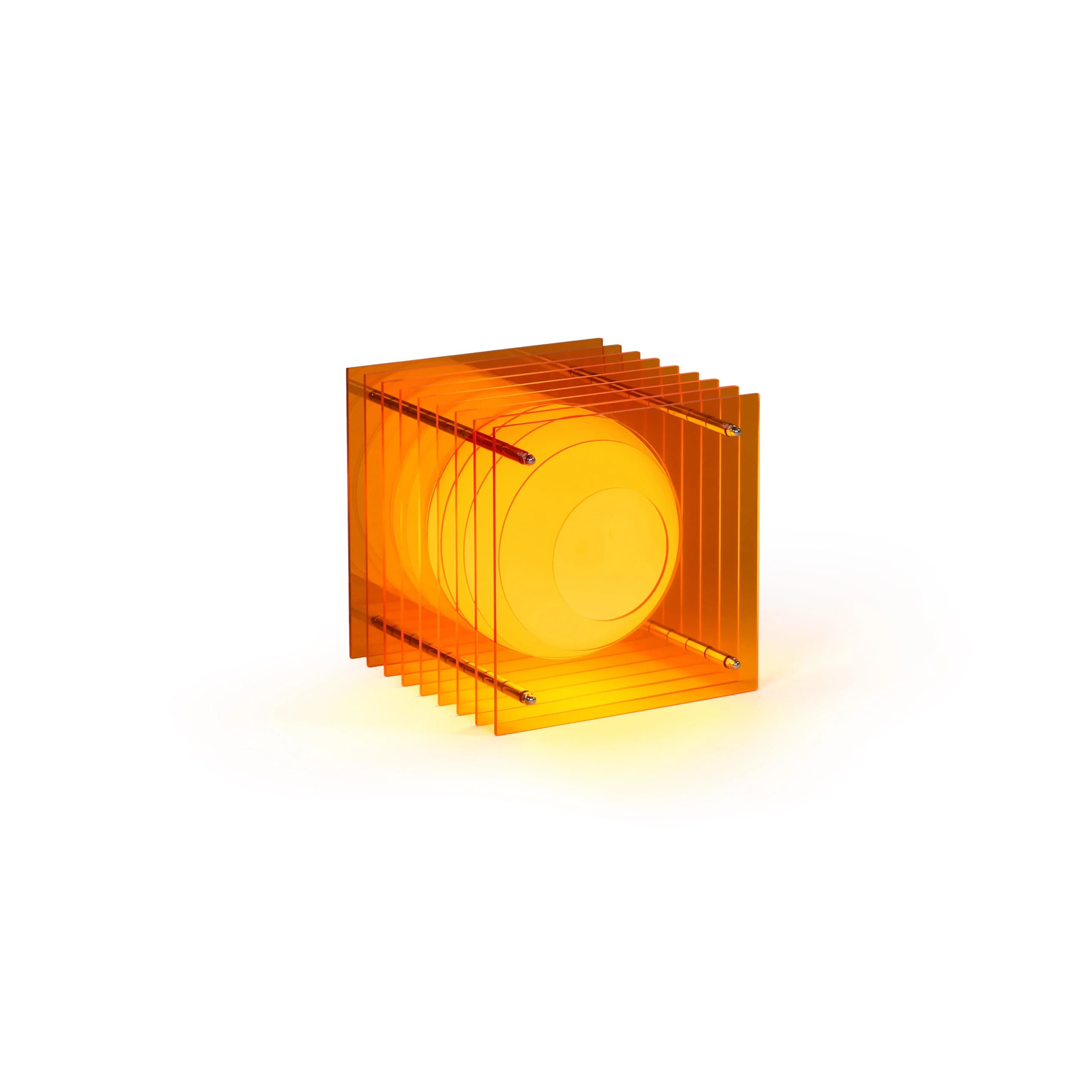 BẰNG Lớp small square in orange acrylic