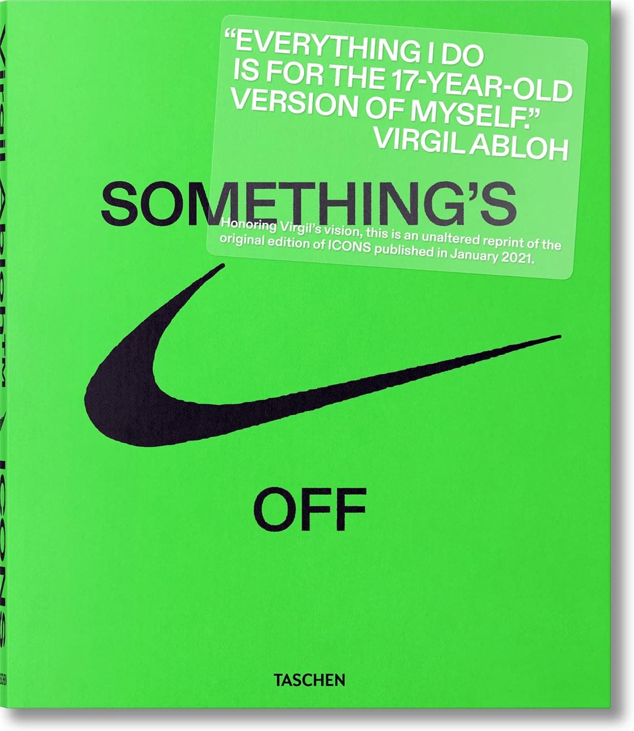 TASCHEN Virgil Abloh. Nike. ICONS