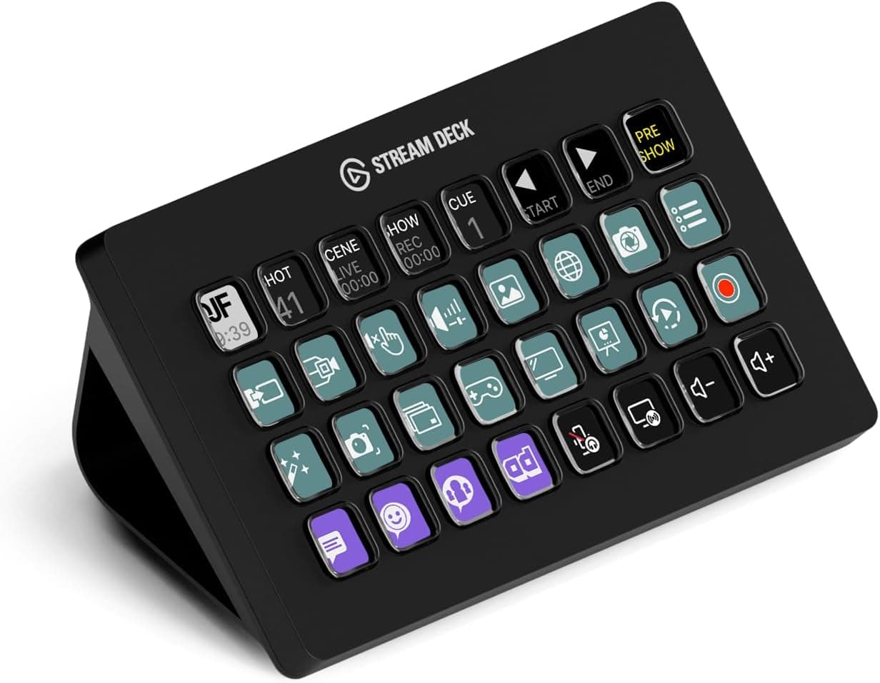 Elgato Stream Deck XL Advanced Studio Controller, 32 Keys