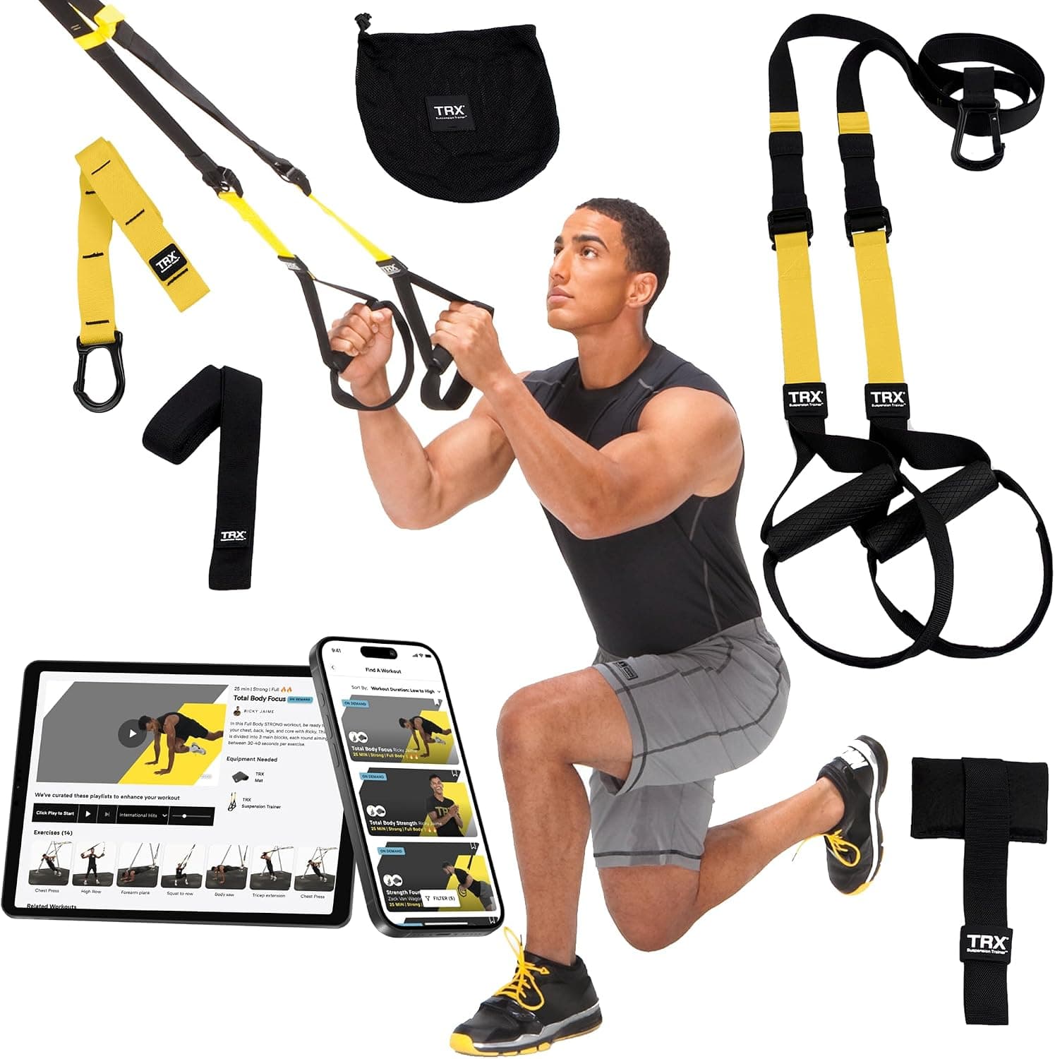 TRX Pro3 Home Gym Suspension Trainer, Professional Grade