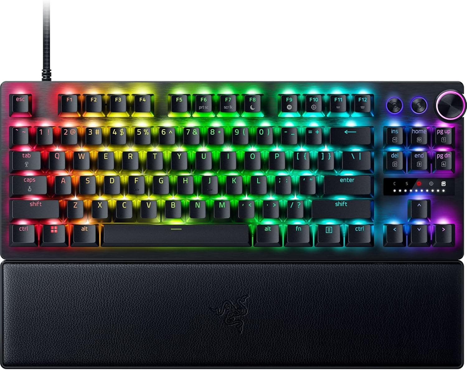 Razer Huntsman V3 Pro TKL Esports Keyboard, Analog Optical, Snap Tap