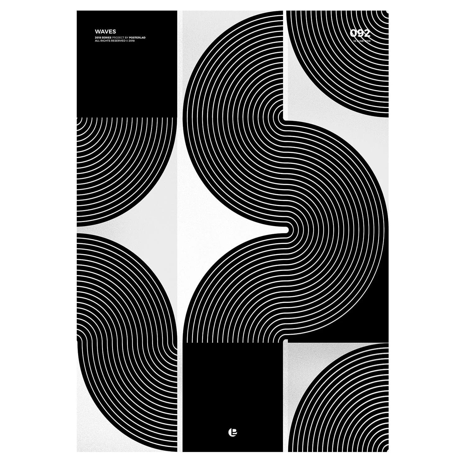 Posterlad Waves Poster