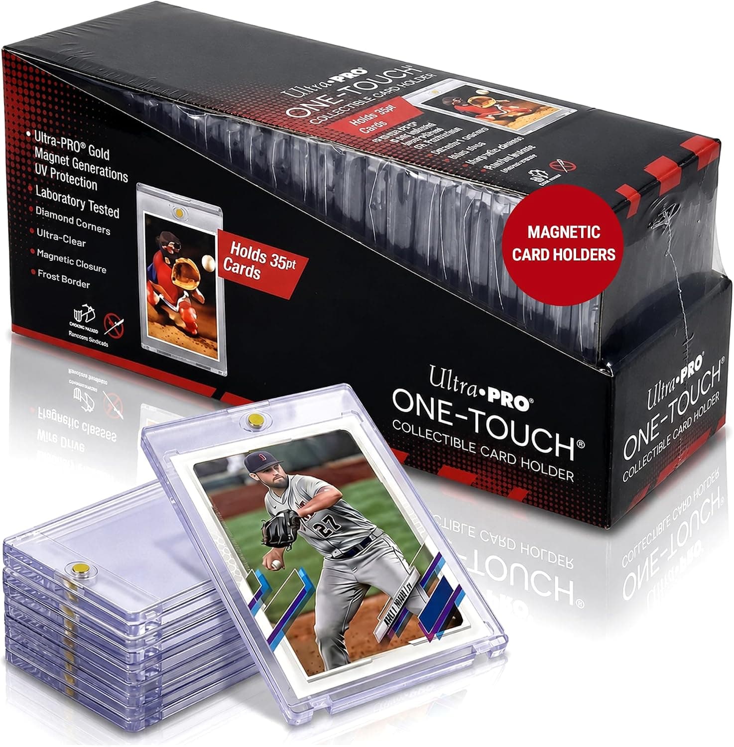 Ultra Pro One Touch 35pt Magnetic Card Holder with UV Blocking