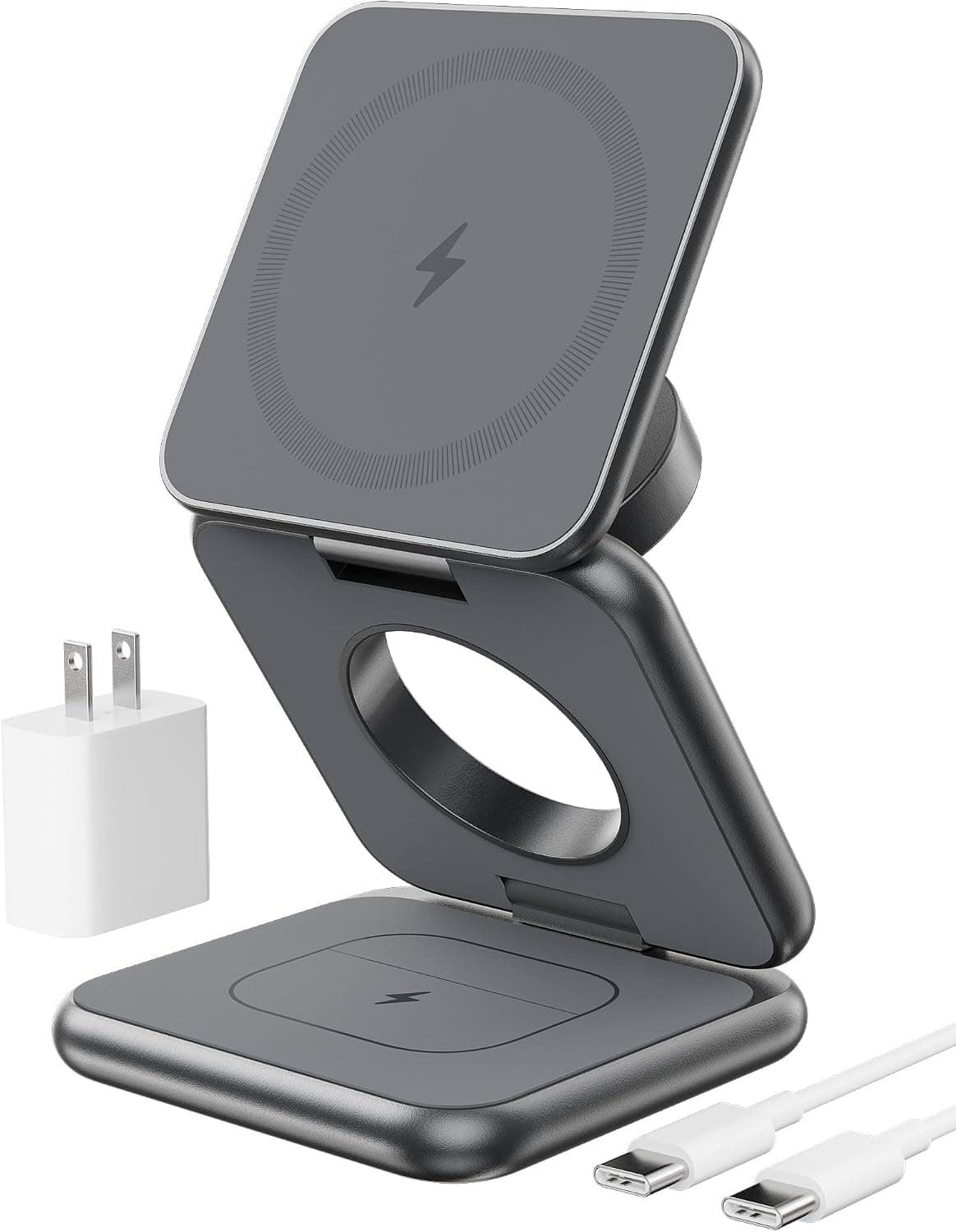 Kuxiu Foldable 3-in-1 Wireless Charging Stand