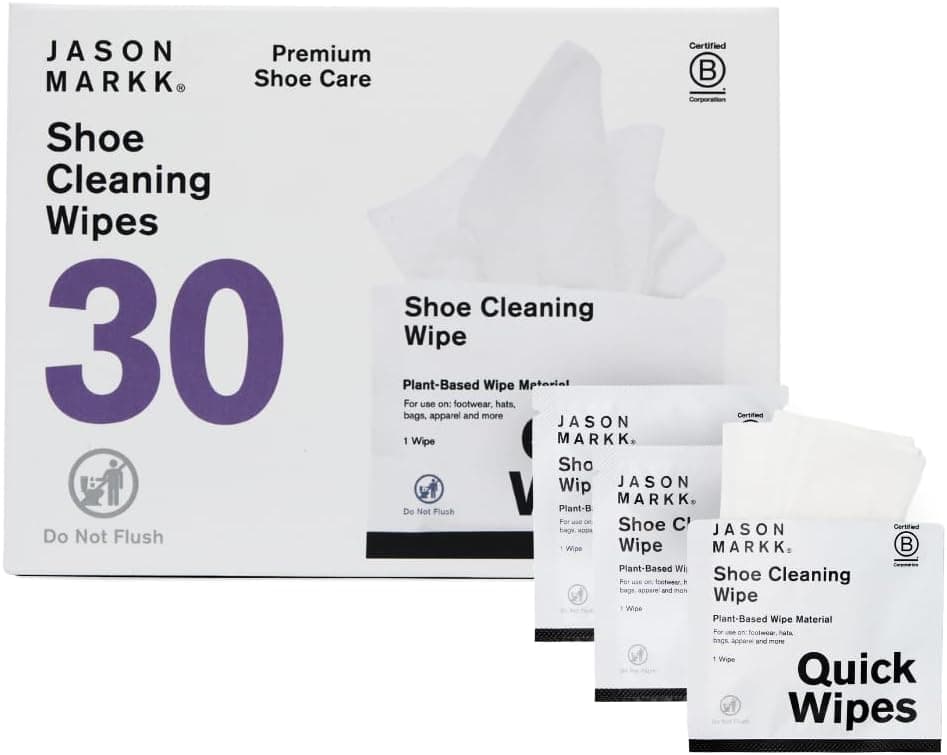 Jason Markk Plant-Based Quick Wipes, 30 Pack