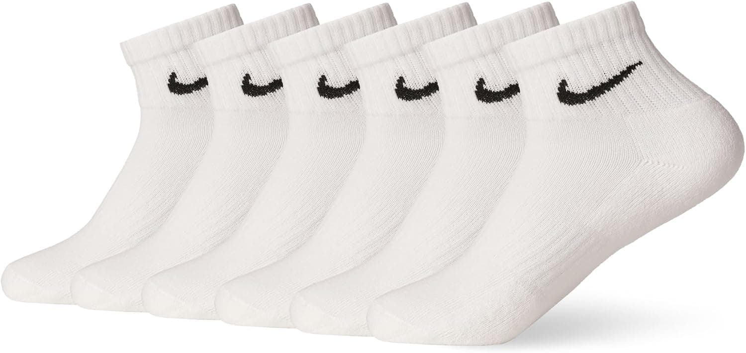 Nike Everyday Cushioned Training Ankle Socks, 6-Pack