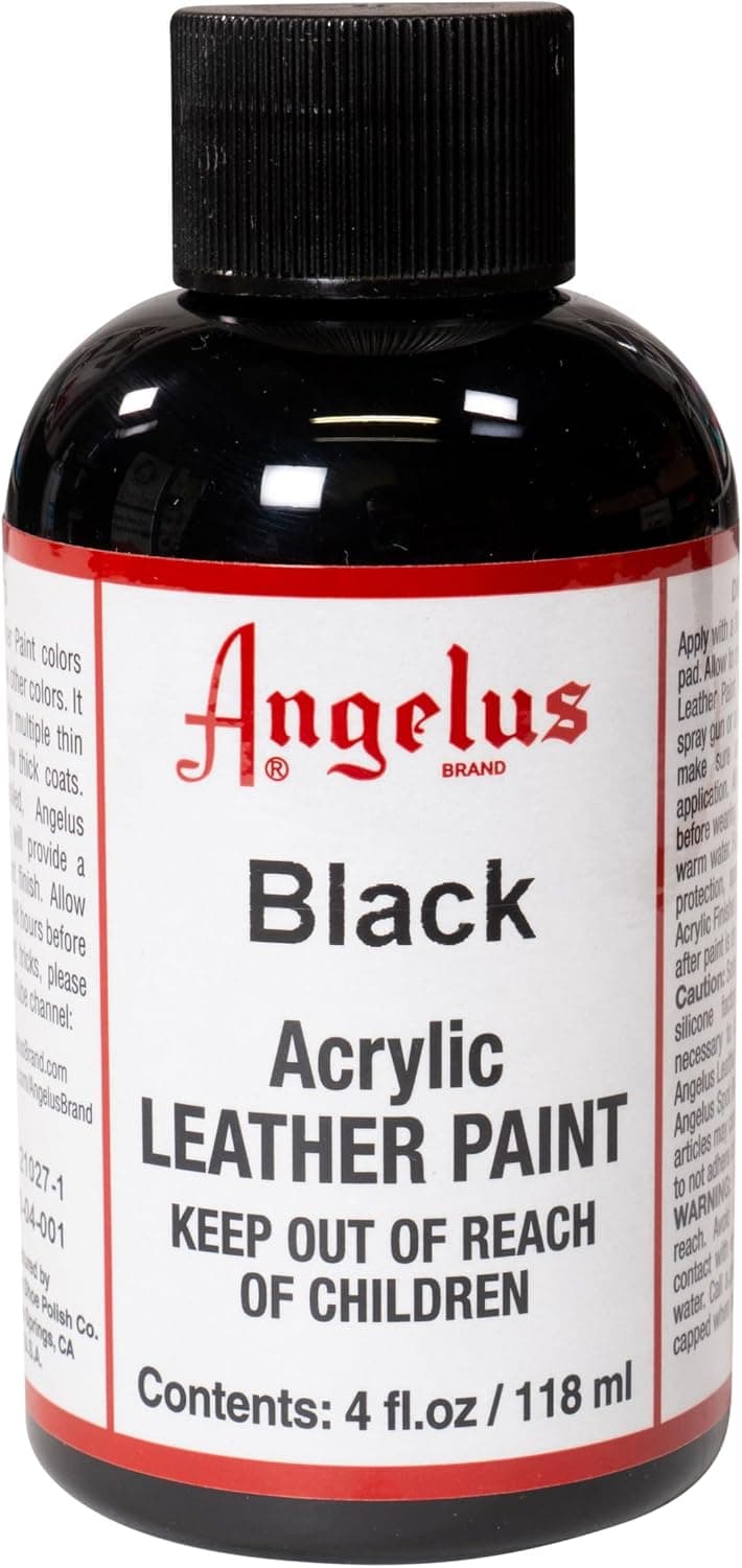 Angelus Acrylic Leather Paint for Shoes & Sneakers, 4 fl oz