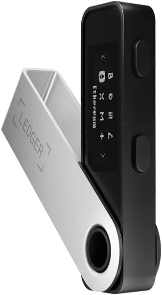Ledger Nano S Plus Crypto Wallet, Matte Black