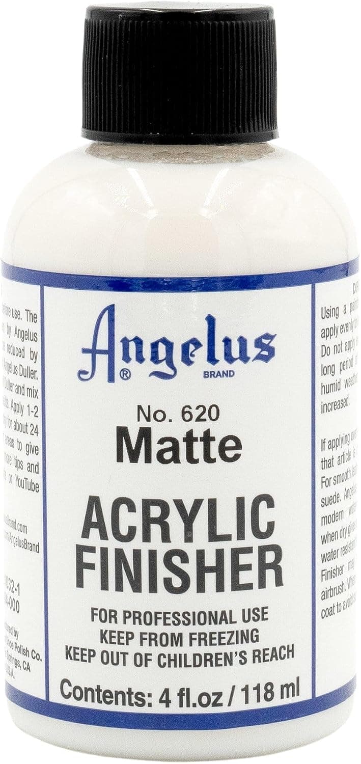 Angelus Matte Acrylic Finisher, Flexible Clear Coat