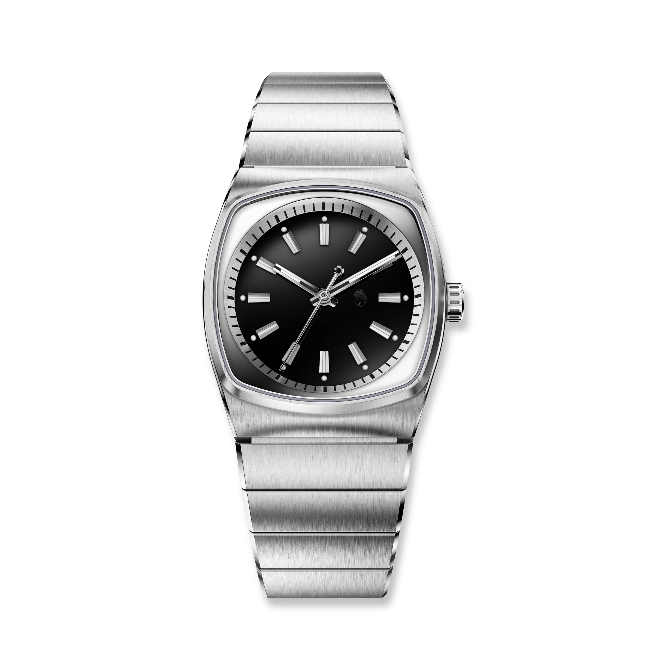 Brew Watches Metric Lite Silver and Black