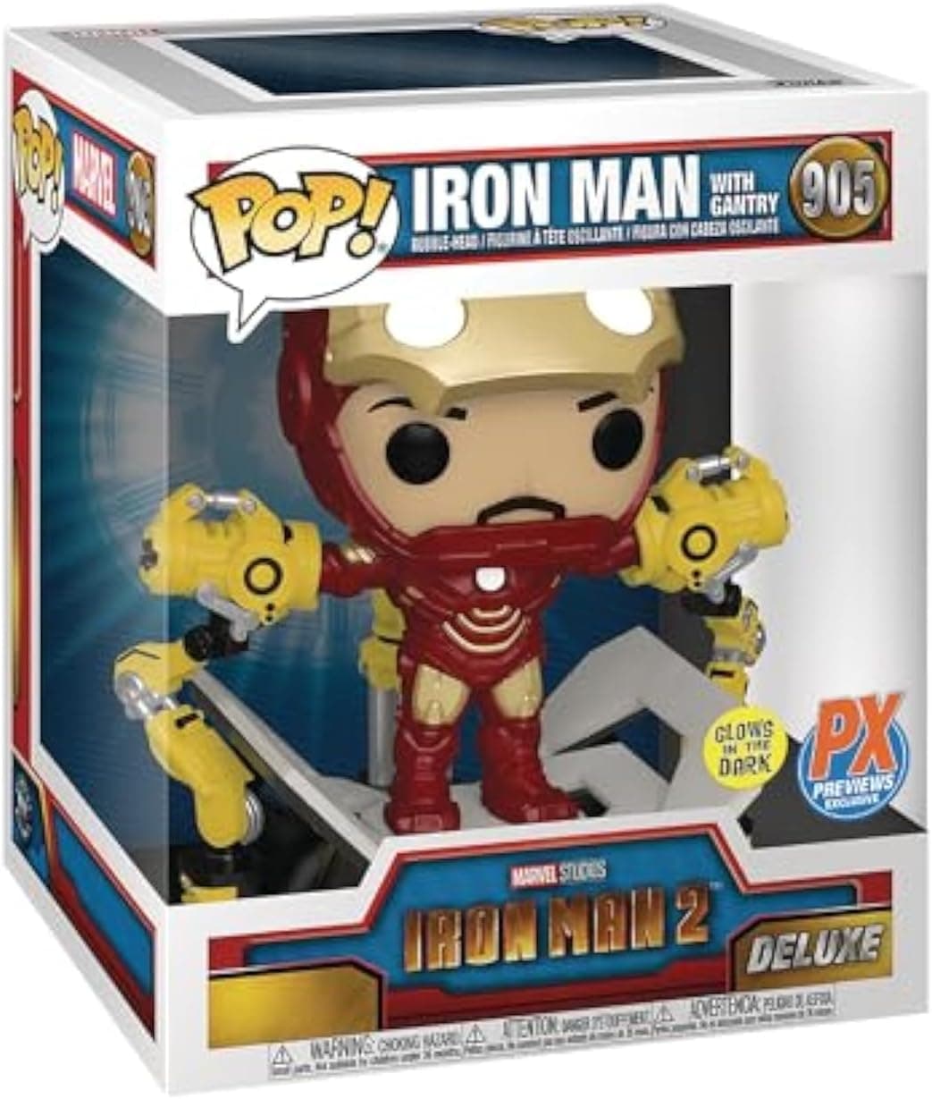 Funko POP! Marvel Iron Man Mark IV Deluxe Exclusive 6-Inch