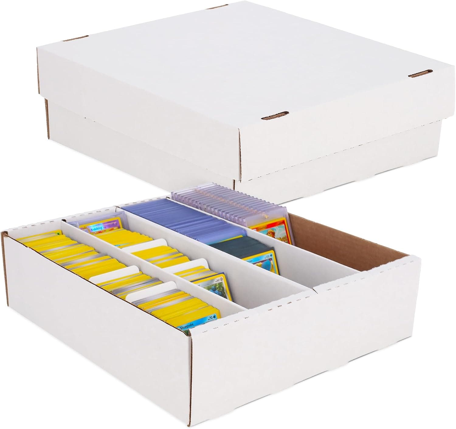 BCW Monster Trading Card Storage Box, 3,200 Cards, 2 Pack