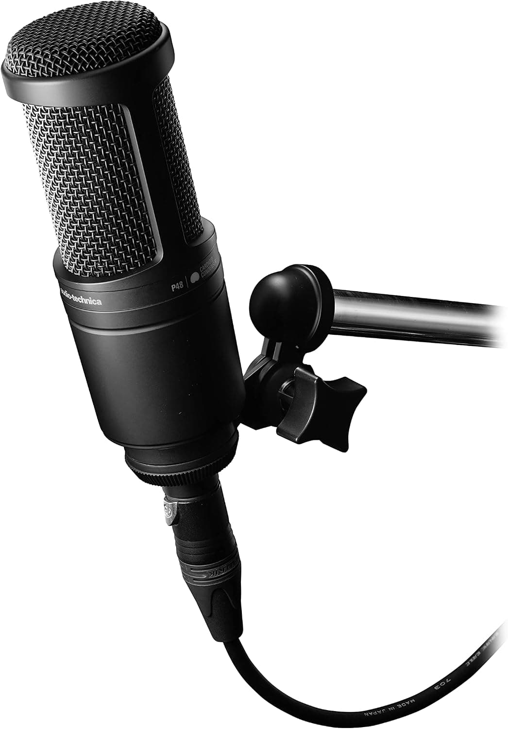Audio-Technica AT2020 Cardioid Condenser Studio XLR Microphone, view 2