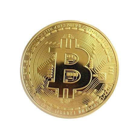 10 Pcs Bitcoin Coin with Case