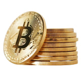 10 Pcs Bitcoin Coin with Case